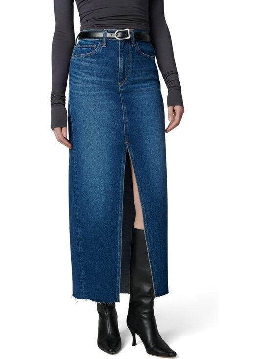 Dresses & Skirts - Joe's Women's The Eva High Rise Maxi Denim Skirt with Front Slit